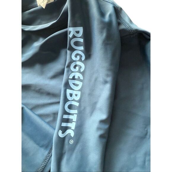 Ruggedbutts LONG SLEEVE RASH GUARD top navy blue SZ 18-24 months NEW RUFFLEBUTTS - Picture 4 of 6